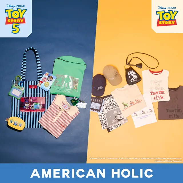 AMERICAN HOLIC『トイ・ストーリー5』コラボ商品発売@浅草ROX
