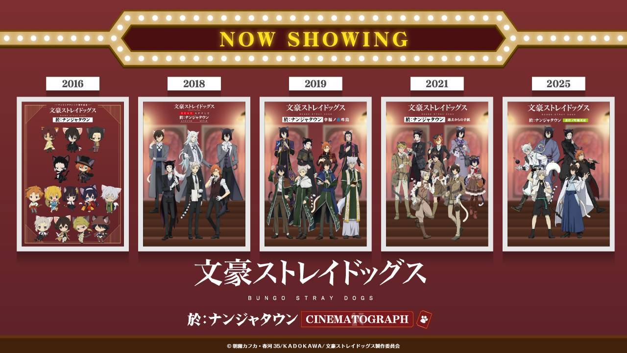 文豪ストレイドッグス 於:ナンジャタウン CINEMATOGRAPH 開催
