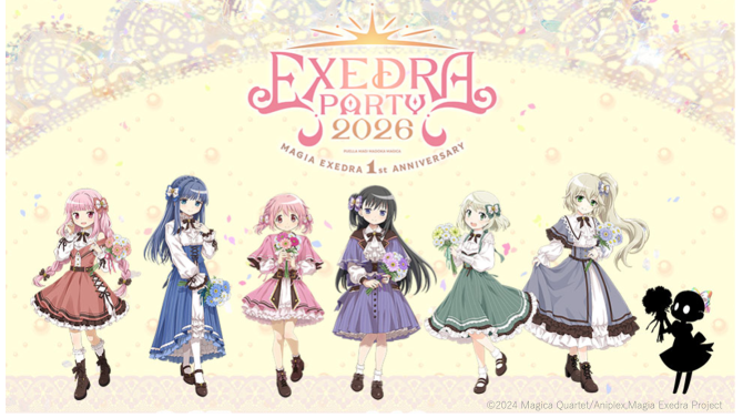 魔法少女まどか☆マギカ Magia Exedra 1周年記念グッズがSHIBUYA TSUTAYAに登場！