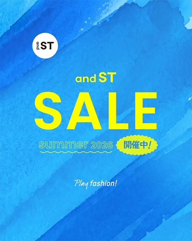 アンドエスティ - and ST SALE SUMMER'26 浅草ROXで開催
