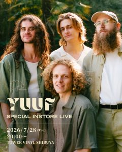 Yuuf（ユーフ）スペシャル・インストア・ライヴ＆サイン会 in タワーレコード渋谷店