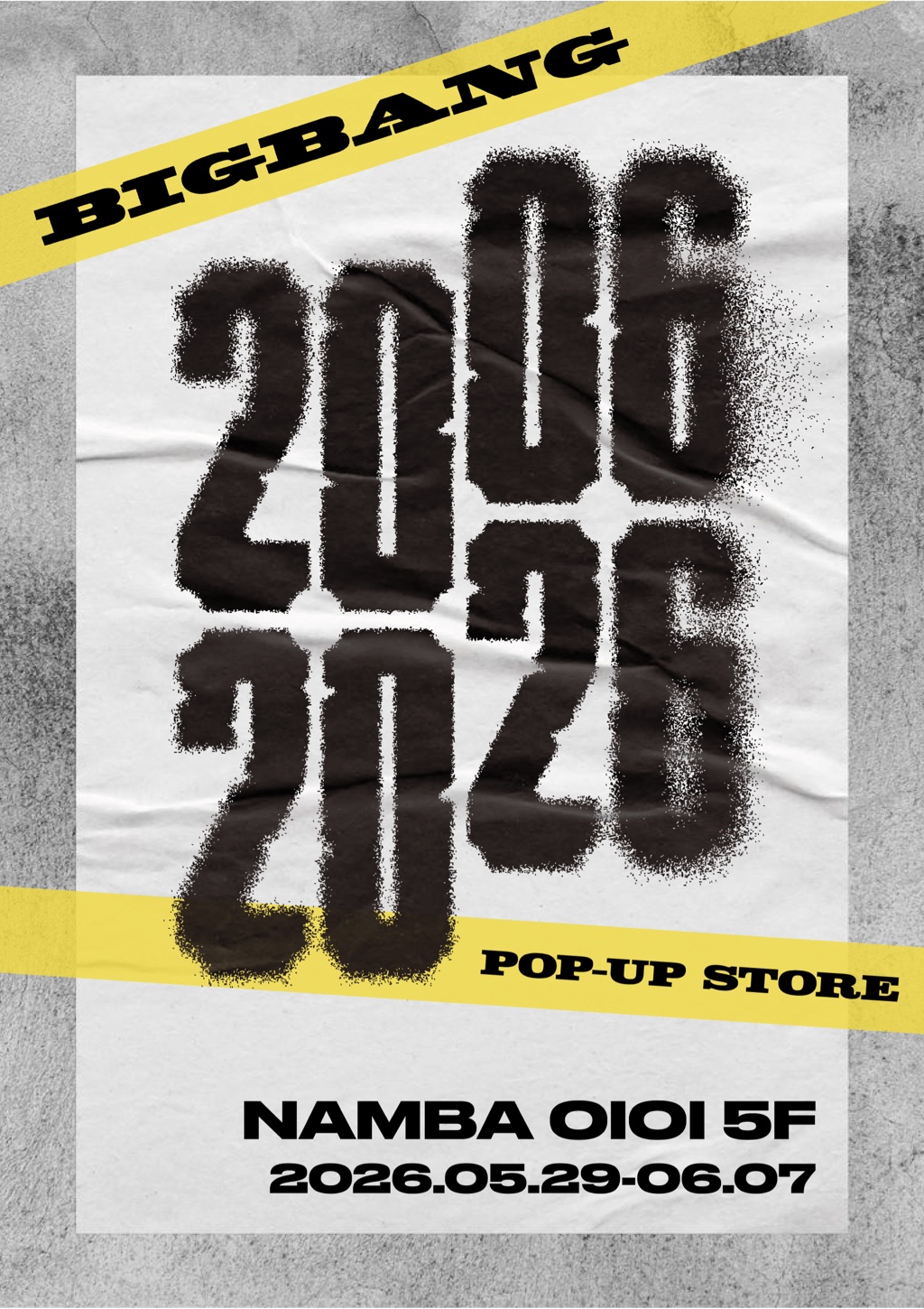 BIGBANG POP-UP STOREがなんばマルイで開催！限定グッズ販売も