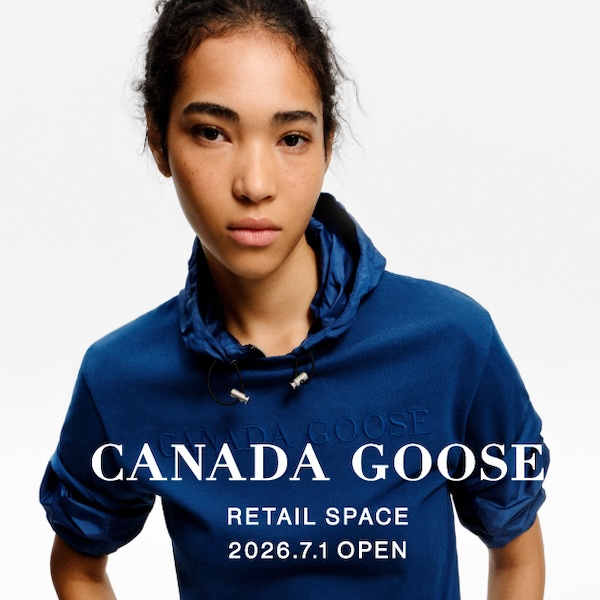 〈CANADA GOOSE〉RETAIL SPACE、松坂屋名古屋店に7月1日オープン！