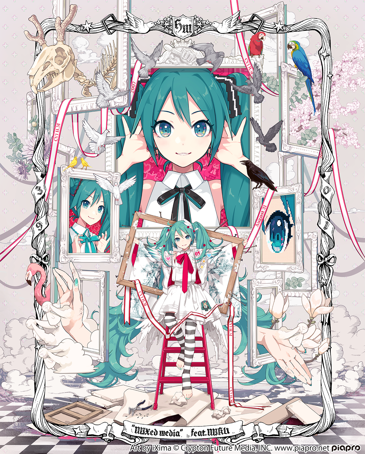 初音ミクとEko iXimaのミクストメディア展が池袋PARCOで開催