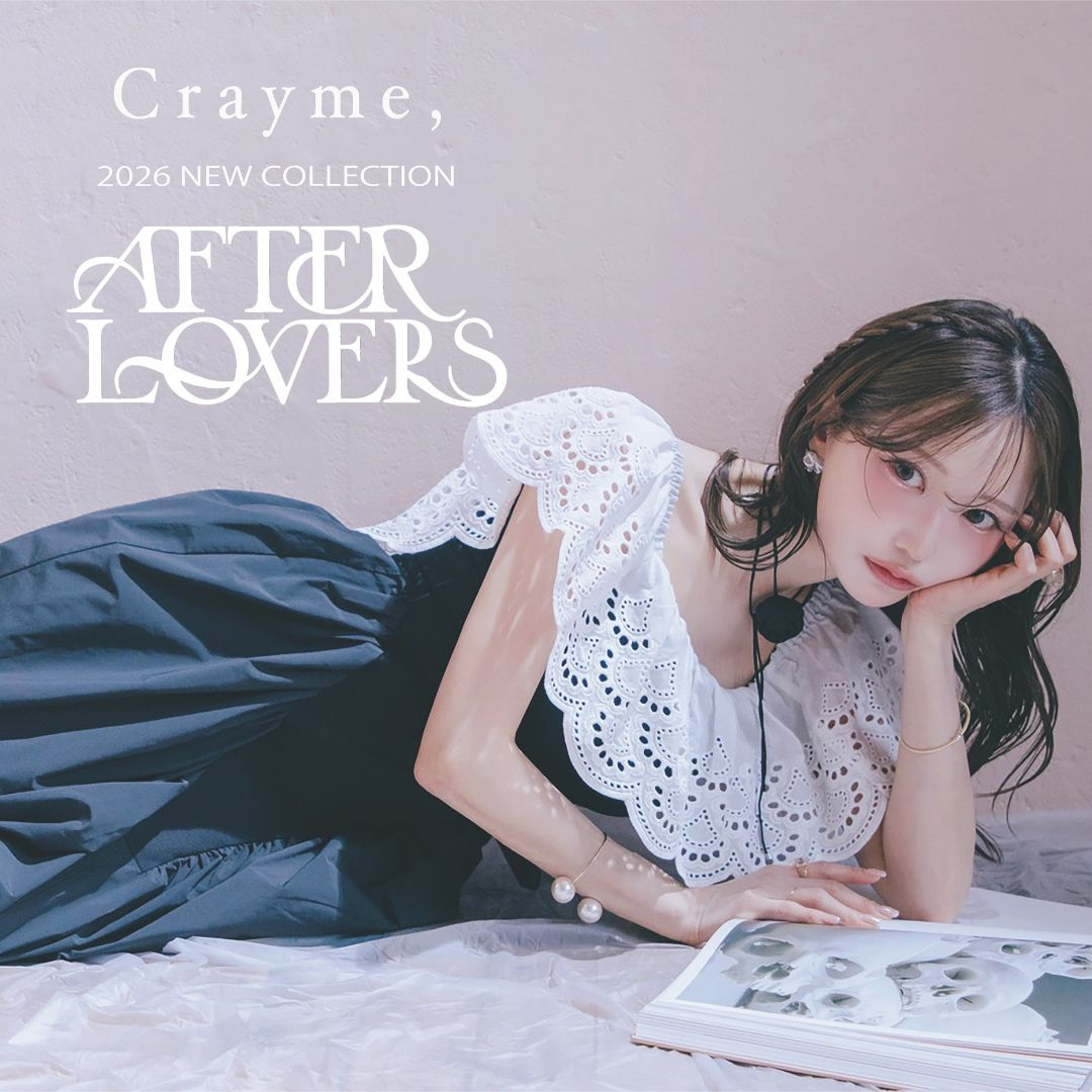Crayme, POP UP SHOP 2026年7月3日～5日 名古屋パルコ開催