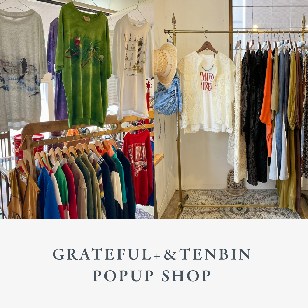 GRATEFUL+＆TENBIN POPUP SHOP 札幌PARCOで開催