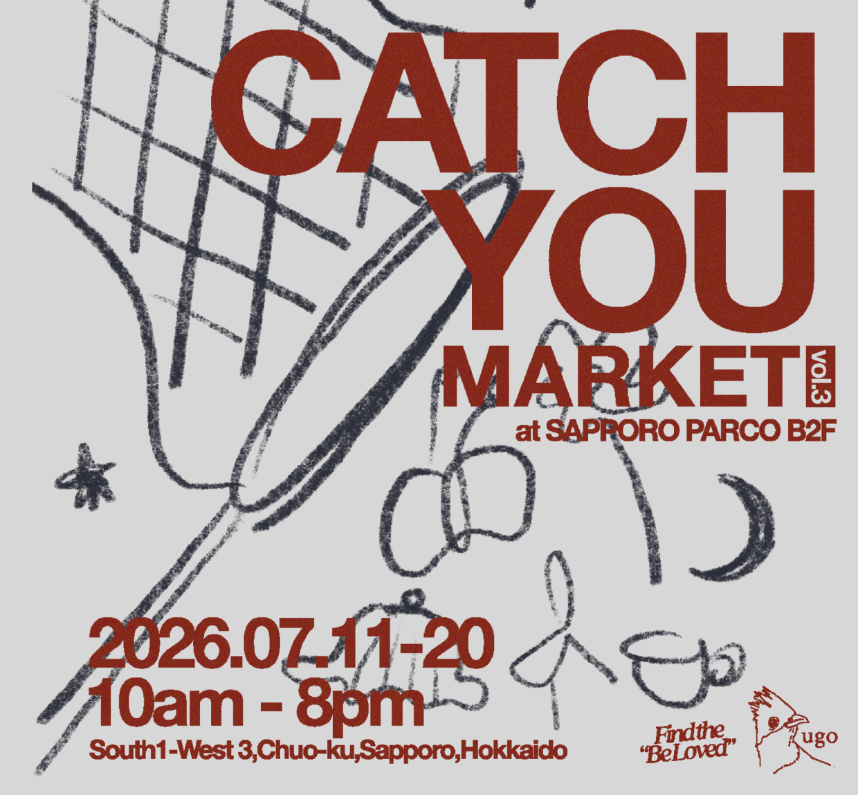 CATCH YOU MARKET 札幌PARCOで7月開催！クリエイターズマーケット