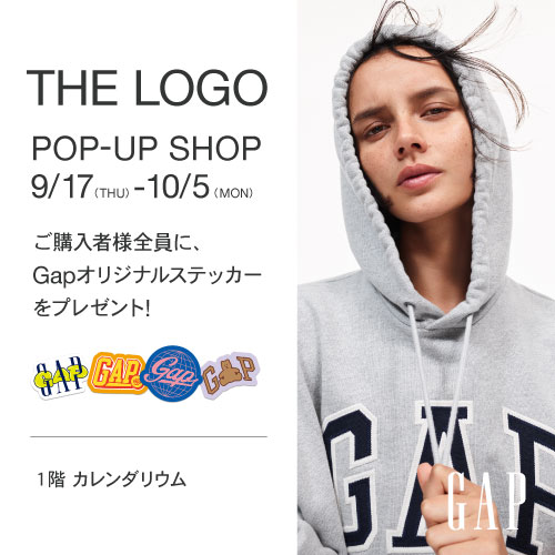 GAP「THE LOGO POP-UP SHOP」が上野マルイに期間限定オープン
