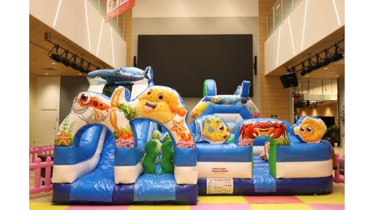 ふわふわトロピカル：有明ガーデンで子供向けふわふわ遊具イベント開催